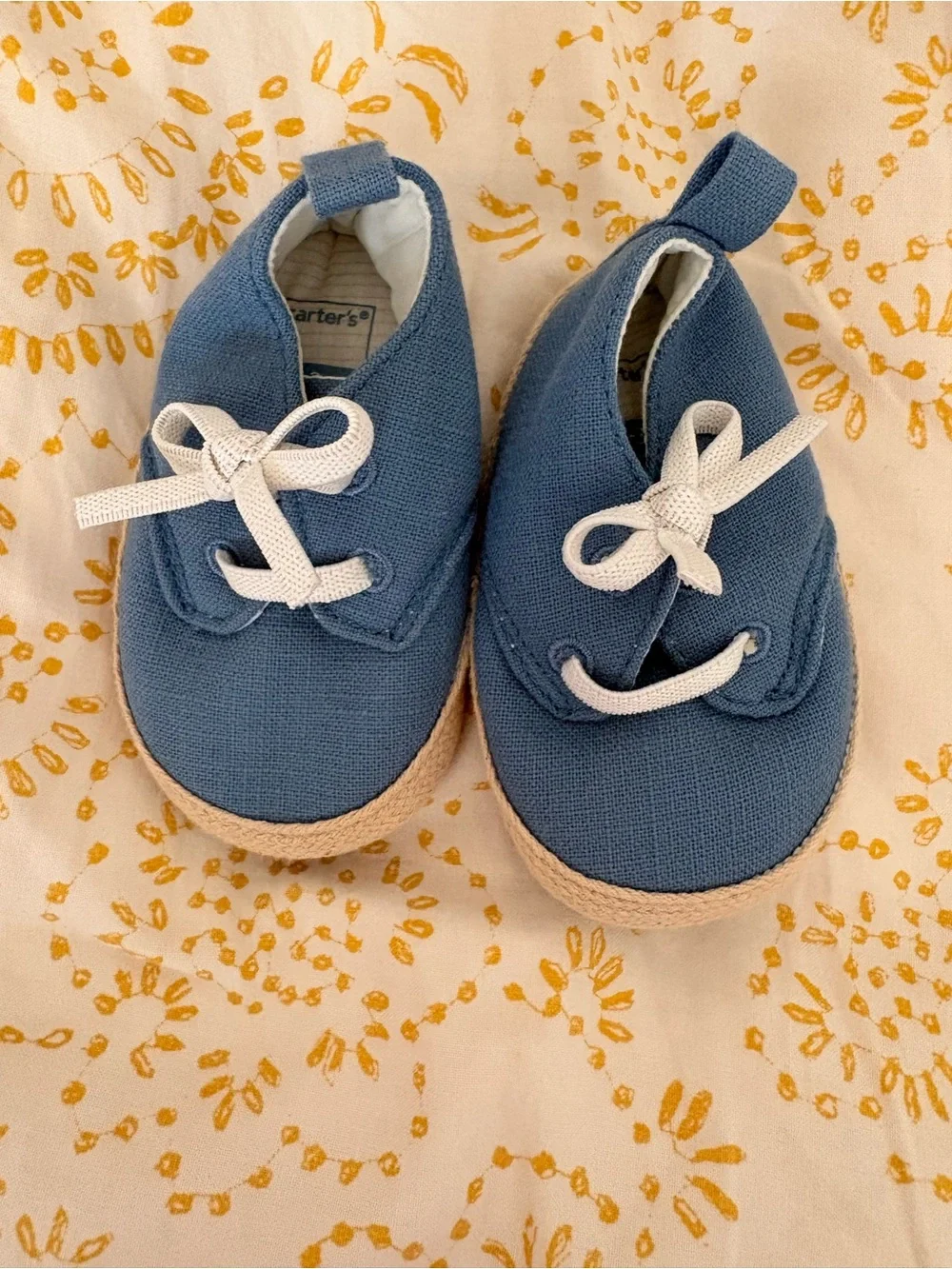 Baby Canvas Boat Shoes in Brown and Cream Tommy Bahamas Carters